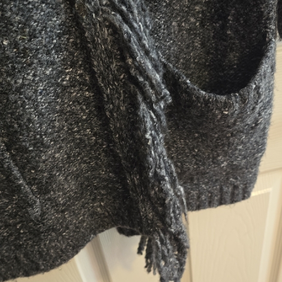 Ruby Rd. Dark Gray Textured Open Front Cardigan - Picture 5 of 5